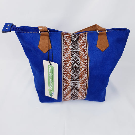 Regenwaldretter Handtasche Königsblau groß
