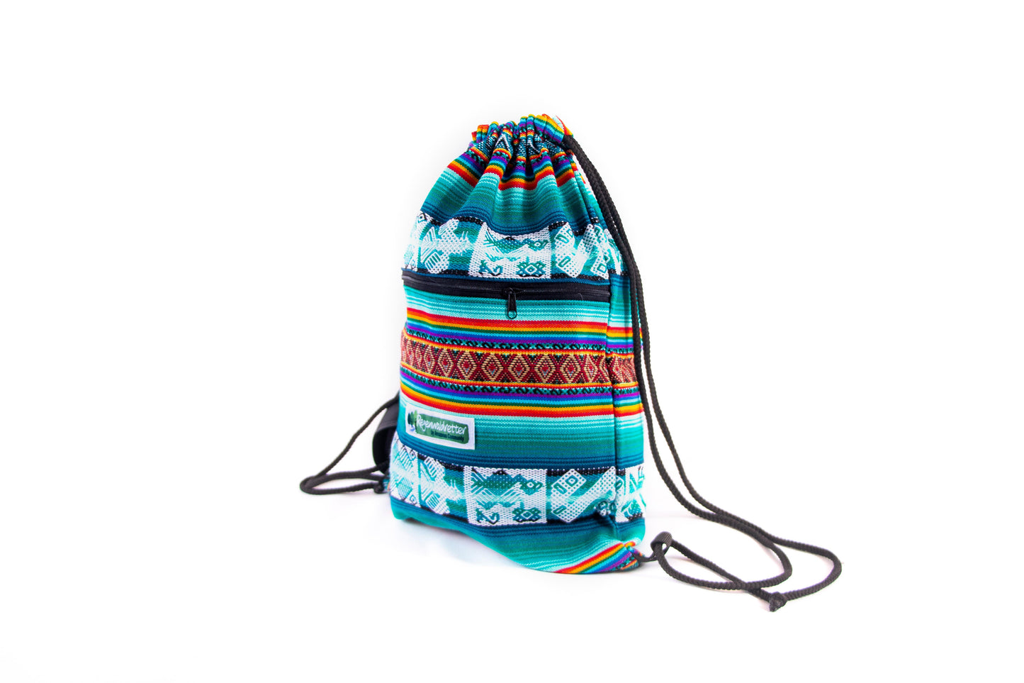 Rainbow Blue Festivalbag/ Turnbeutel