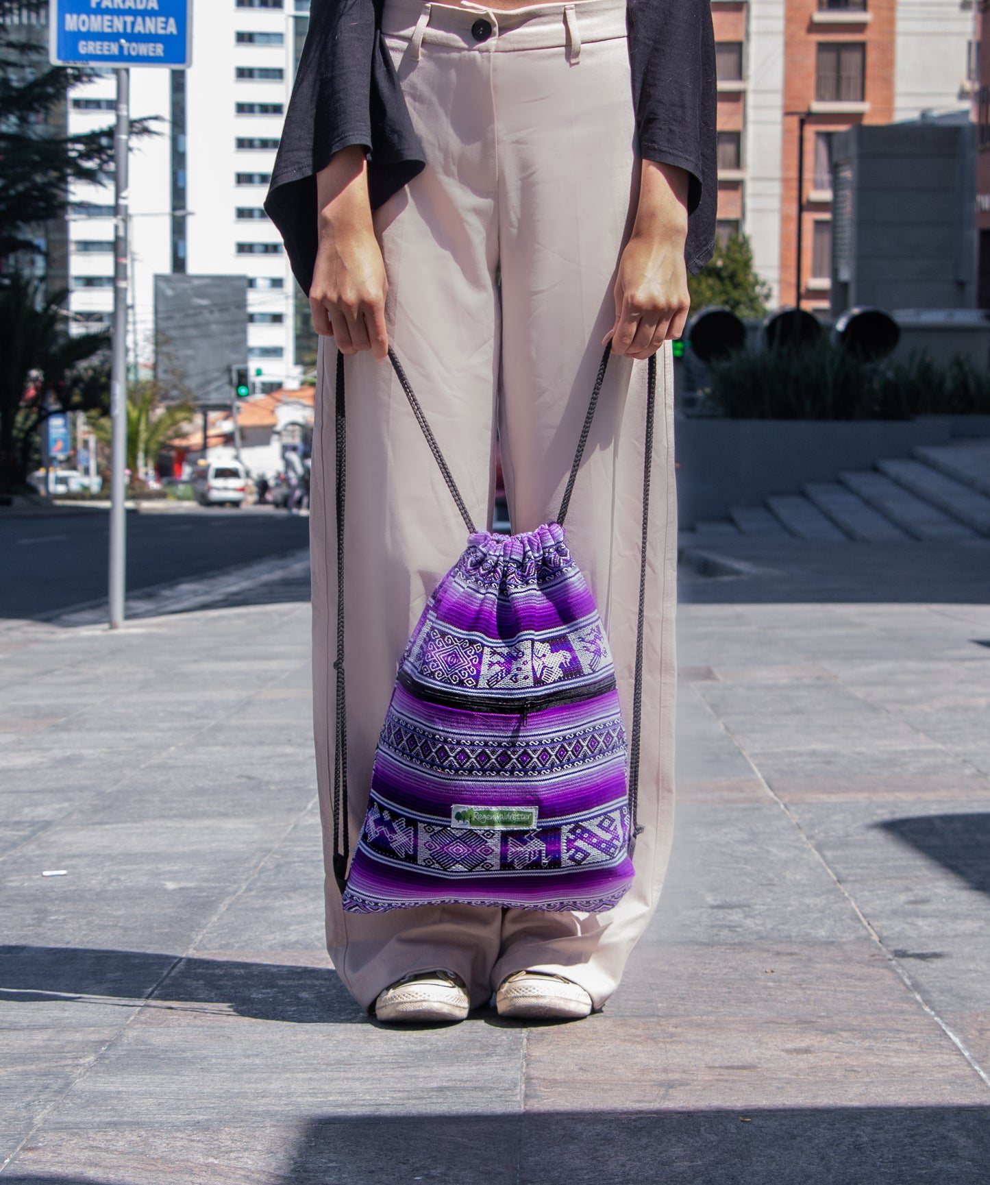 Purple Night Festivalbag/ Turnbeutel