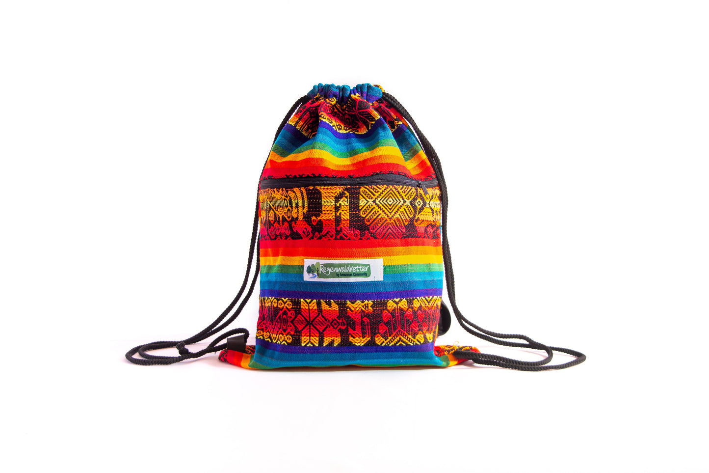 Inca Style Rainbow Festivalbag/ Turnbeutel