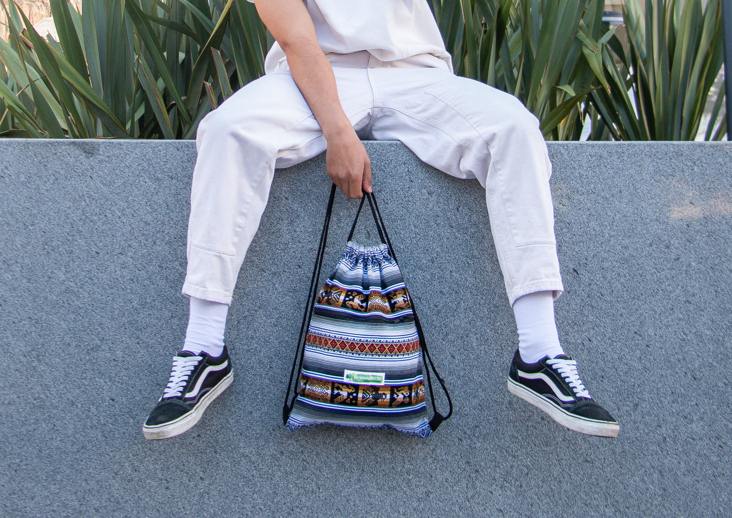 Andean Mountain Grey Festivalbag/ Turnbeutel